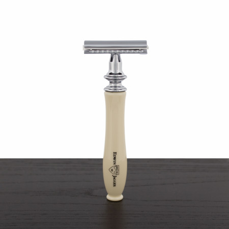 Edwin Jagger Chatsworth Double Edge Safety Razor, Imitation Ivory